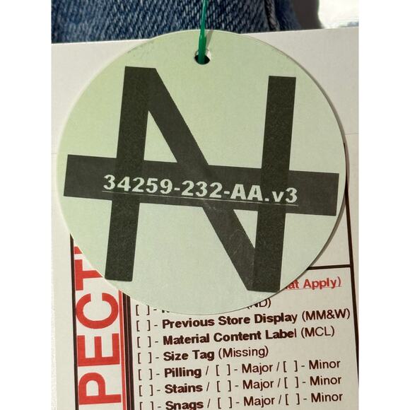 Abercrombie & Fitch Curve Love Mom Short High Rise Blue Jean Shorts Womens 30 10 - Picture 6 of 6